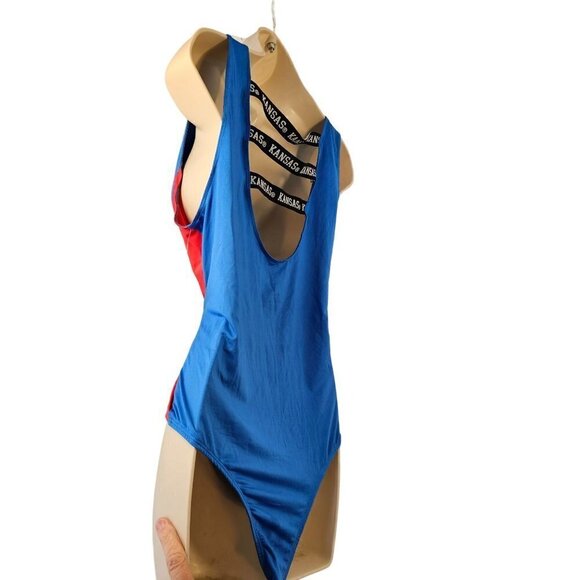 University of Kansas Jayhawks Sleeveless Body Suit ColorBlock Women Plus 2XL NWT - Picture 6 of 9